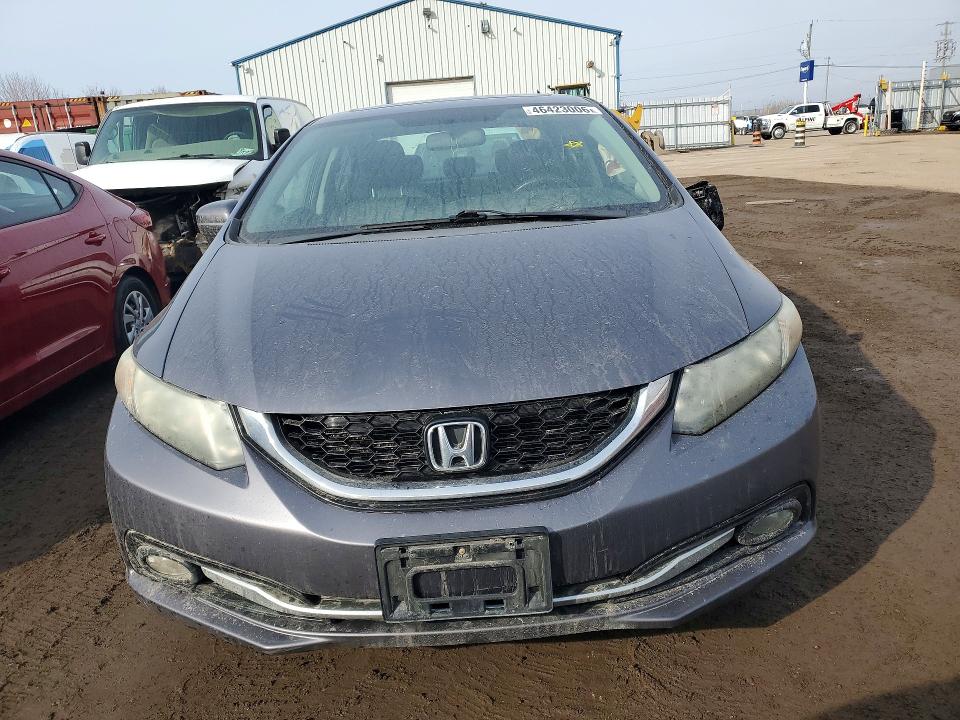 Auction sale of the 2014 Honda Civic Touring 4dr, vin: 2HGFB2F75EH015456, lot number: 46423006