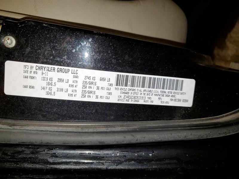 Продаж на аукціоні авто 2012 Dodge Grand Caravan, vin: 2C4RDGCG8CR131913, номер лоту: 47591076