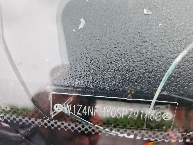2025 Mercedes-benz Sprinter მანქანა იყიდება აუქციონზე, vin: W1Z4NFHY0SP791860, აუქციონის ნომერი: 48058436