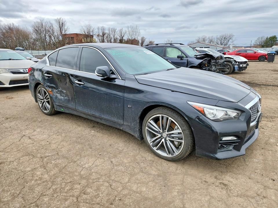 2015 Infiniti Q50 მანქანა იყიდება აუქციონზე, vin: JN1BV7AR4FM414368, აუქციონის ნომერი: 46653606