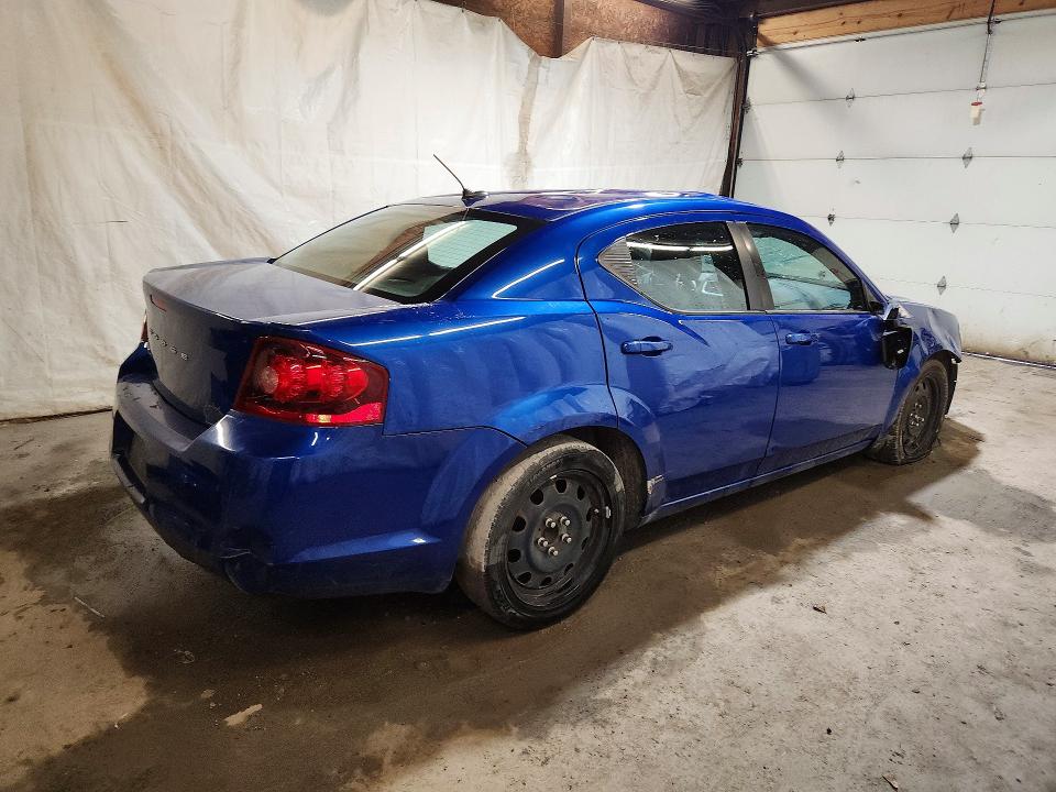 Продаж на аукціоні авто 2013 Dodge Avenger, vin: 1C3CDZAB9DN614340, номер лоту: 47019036