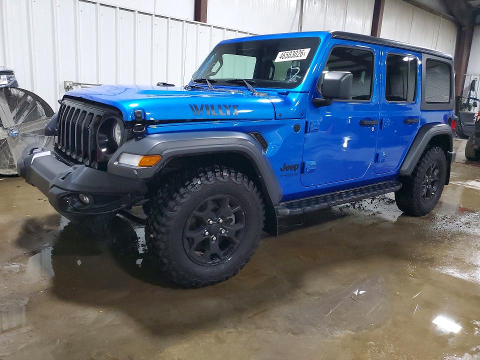 46583026 :رقم المزاد ، 1C4HJXDG6MW753194 vin ، 2021 Jeep Wrangler Unlimited مزاد بيع