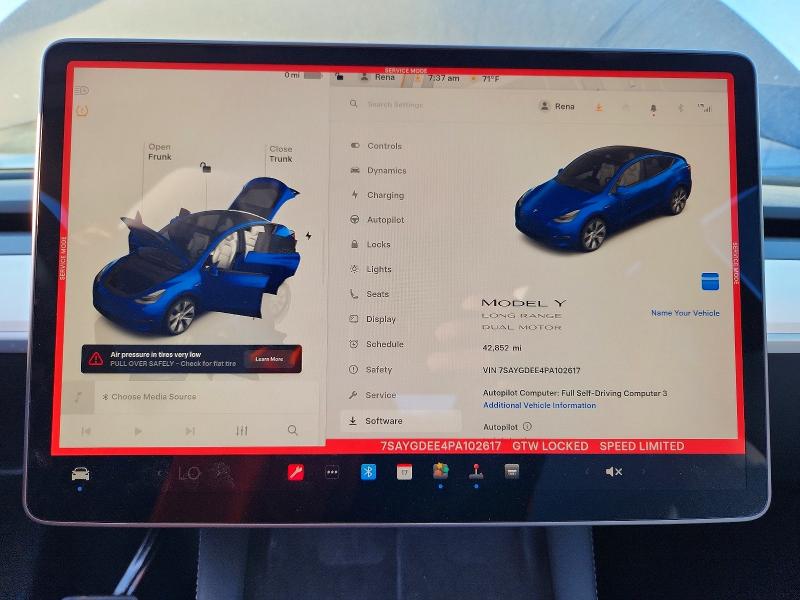 Продажа на аукционе авто 2023 Tesla Model Y, vin: 7SAYGDEE4PA102617, номер лота: 46218706