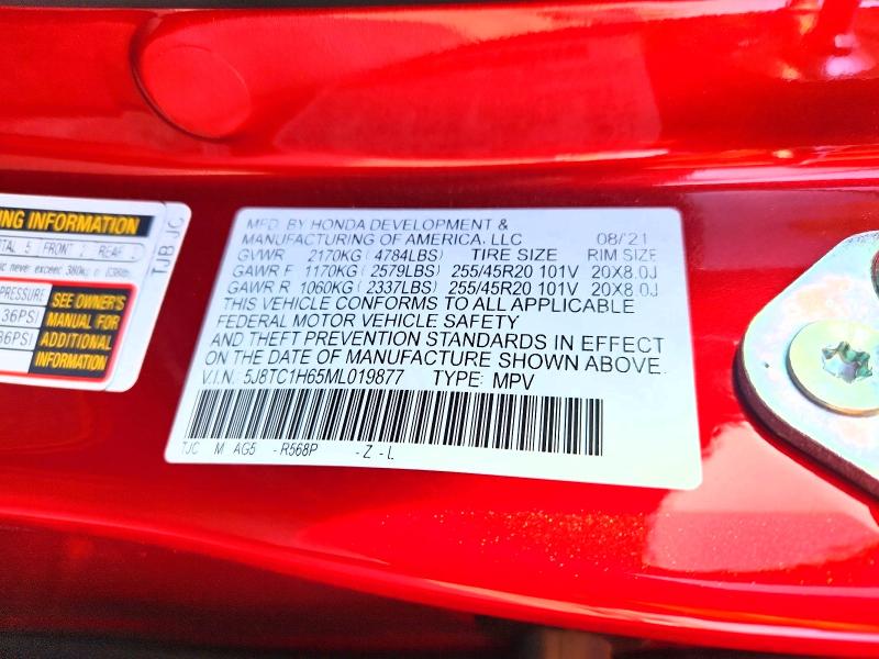 Продажа на аукционе авто 2021 Acura Rdx, vin: 5J8TC1H65ML019877, номер лота: 47622366