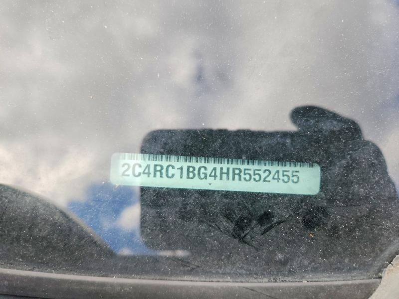 46114536 :رقم المزاد ، 2C4RC1BG4HR552455 vin ، 2017 Chrysler Pacifica مزاد بيع