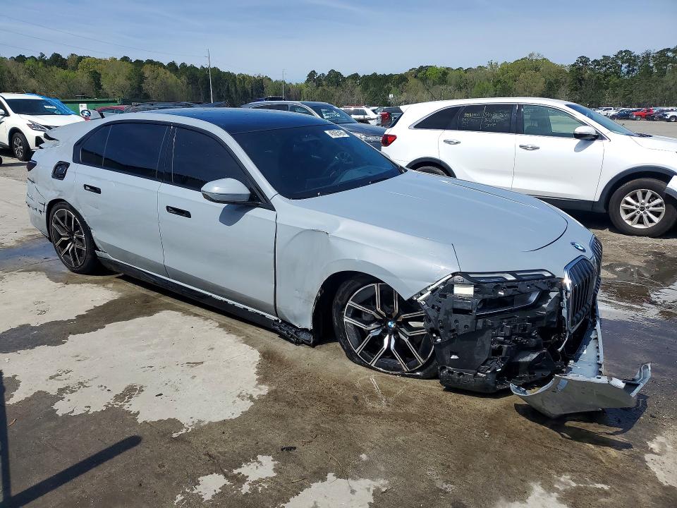 2023 Bmw 740 მანქანა იყიდება აუქციონზე, vin: WBA23EH09PCM43044, აუქციონის ნომერი: 45925426
