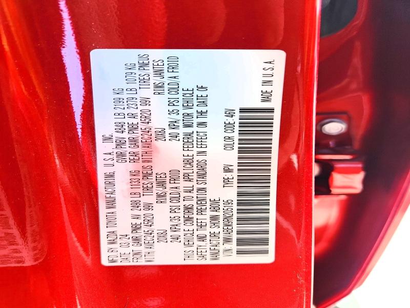 47196316 :رقم المزاد ، 7MMVABEM9RN205195 vin ، 2024 Mazda Cx-50 مزاد بيع