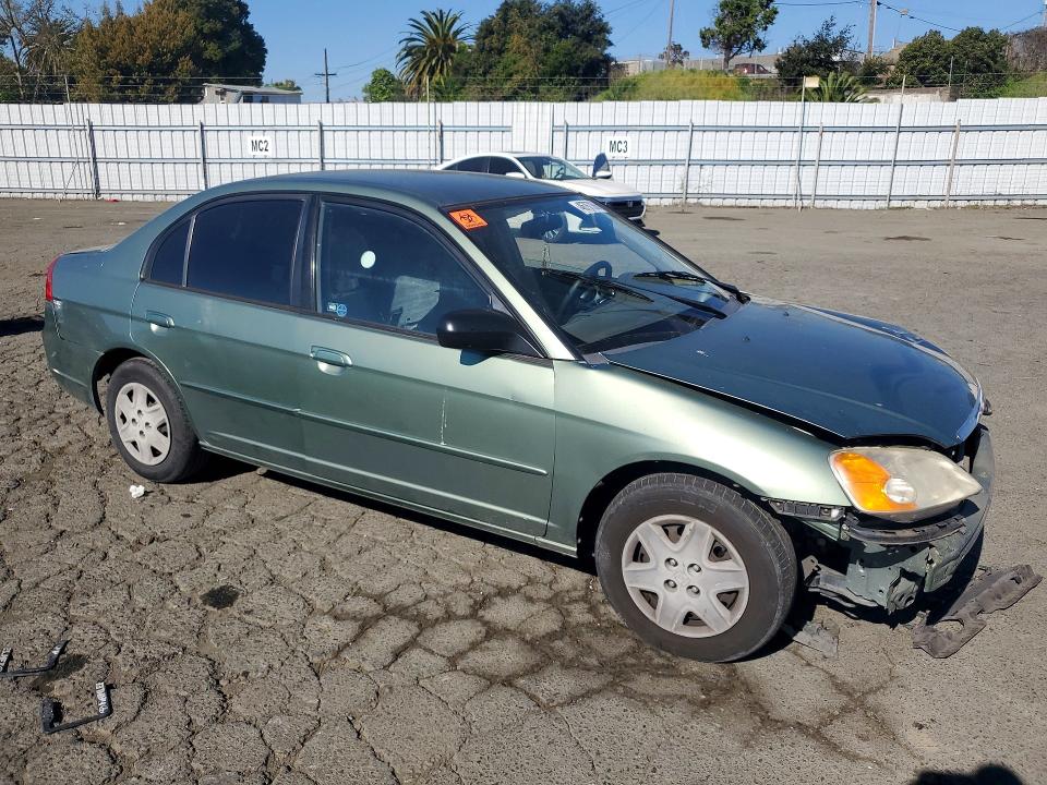 2003 Honda Civic მანქანა იყიდება აუქციონზე, vin: JHMES16523S003255, აუქციონის ნომერი: 46767366