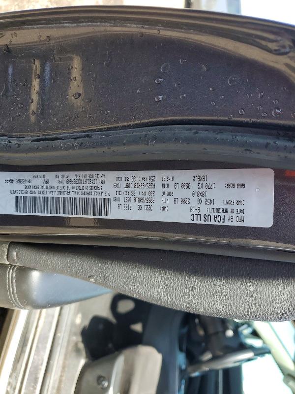 Продаж на аукціоні авто 2019 Dodge Durango, vin: 1C4SDJFT4KC827649, номер лоту: 46304346