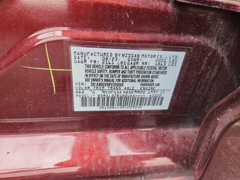 Aukcja sprzedaży 2024 Nissan Sentra, vin: 3N1AB8CV5RY209048, numer aukcji: 47078666