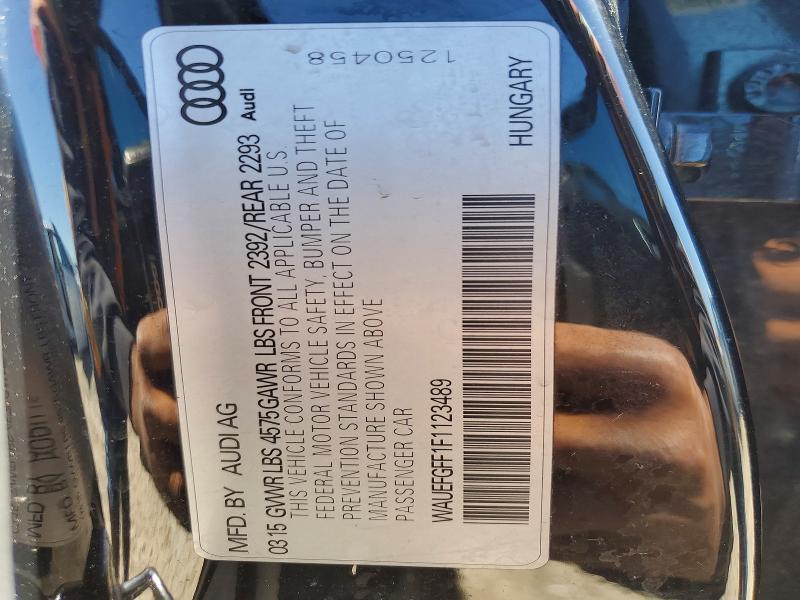 Aukcja sprzedaży 2015 Audi A3, vin: WAUEFGFF1F1123489, numer aukcji: 45654466