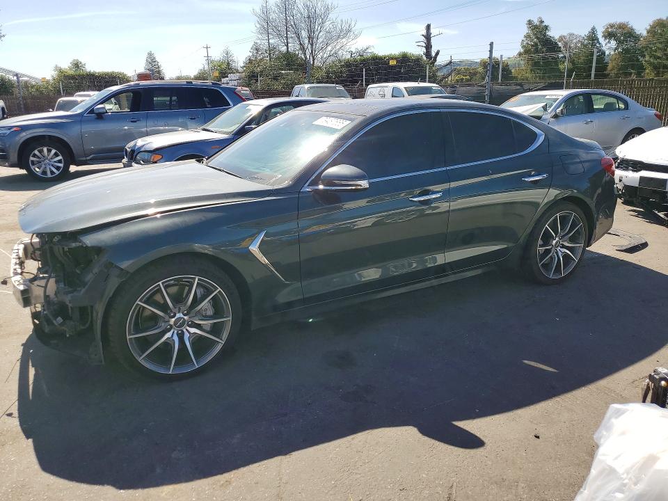Auction sale of the 2019 Genesis G70, vin: KMTG34LE6KU015510, lot number: 79487665