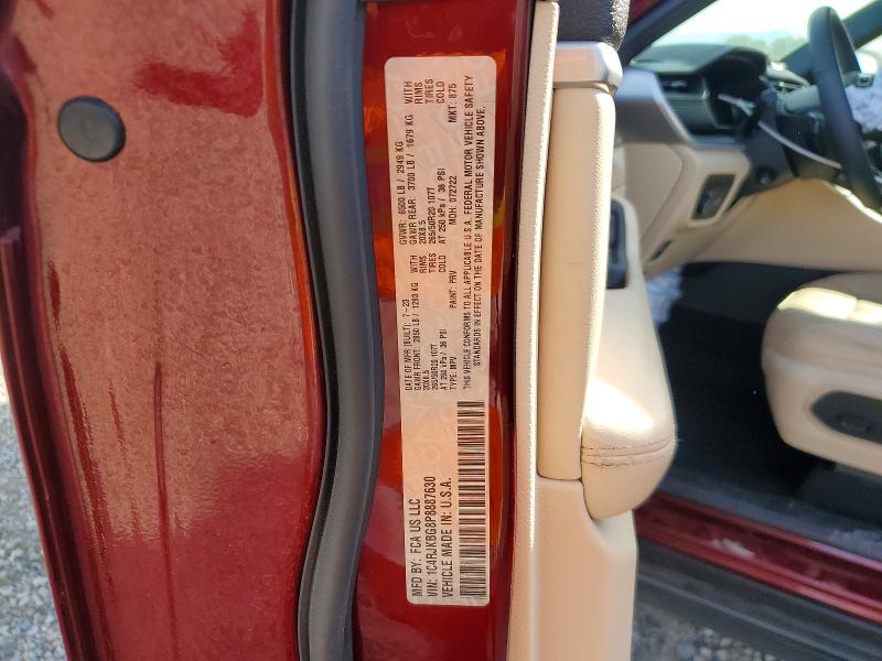 Продажа на аукционе авто 2023 Jeep Grand Cherokee, vin: 1C4RJKBG8P8887630, номер лота: 47219136