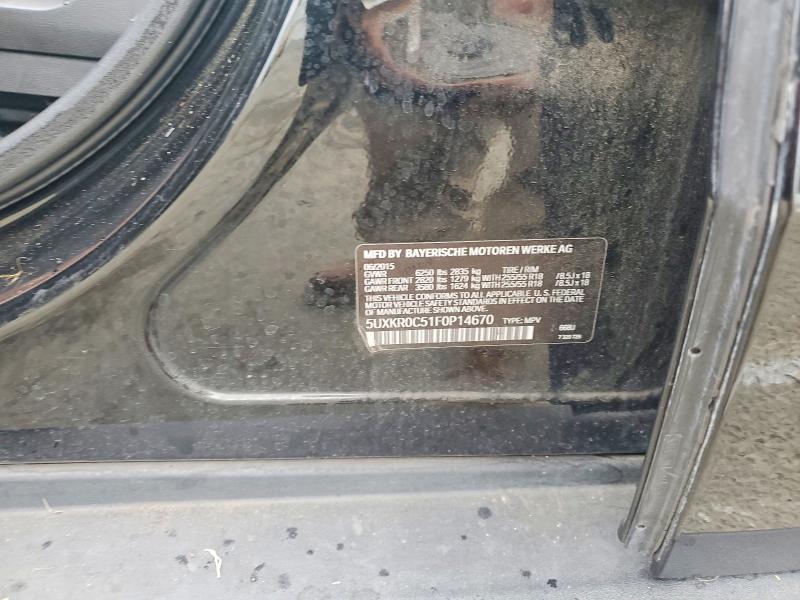 2015 Bmw X5 მანქანა იყიდება აუქციონზე, vin: 5UXKR0C51F0P14670, აუქციონის ნომერი: 48155126