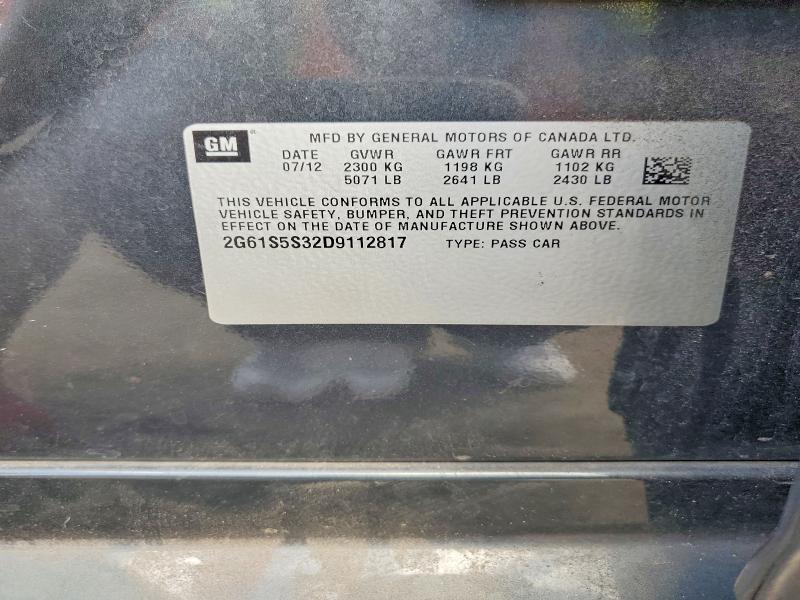 Продаж на аукціоні авто 2013 Cadillac Xts, vin: 2G61S5S32D9112817, номер лоту: 41981906