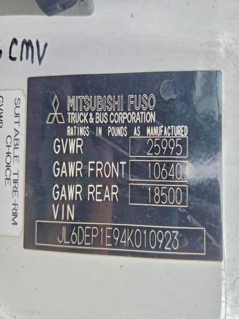 Продаж на аукціоні авто 2004 Mitsubishi Fm, vin: JL6DEP1E94K010923, номер лоту: 95673565