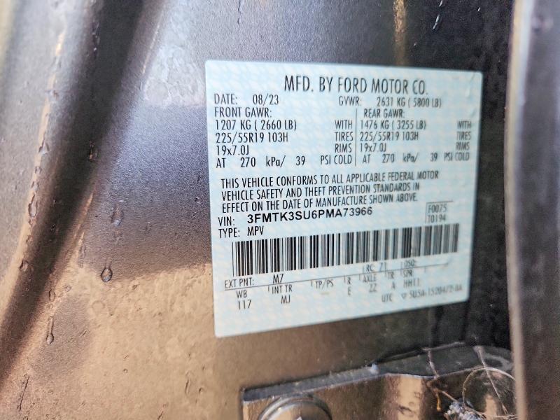 Продажа на аукционе авто 2023 Ford Mustang Mach-e, vin: 3FMTK3SU6PMA73966, номер лота: 46928796