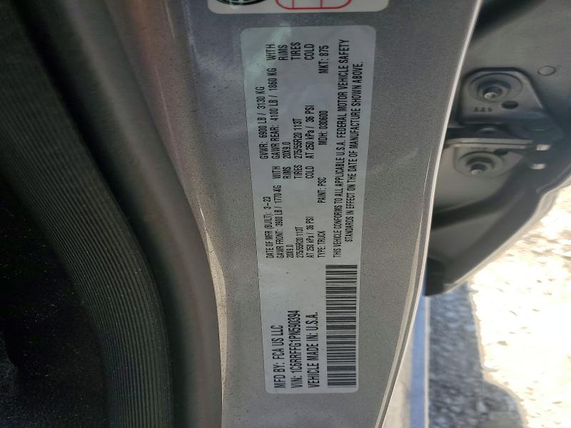 Продажа на аукционе авто 2023 Ram 1500, vin: 1C6RRFFG1PN590394, номер лота: 46265526