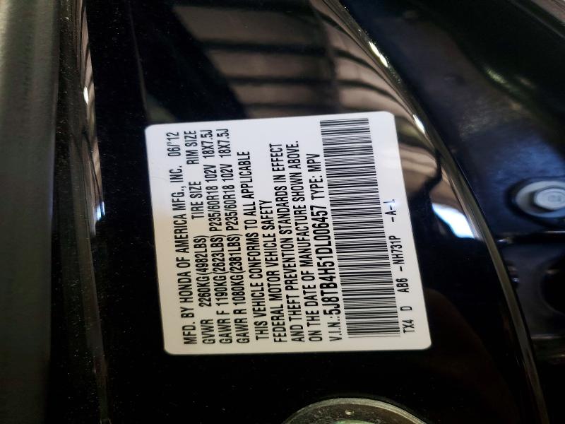 Aukcja sprzedaży 2013 Acura Rdx, vin: 5J8TB4H51DL006457, numer aukcji: 45855576