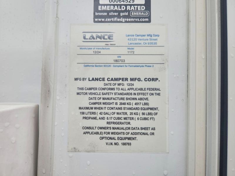2025 Lance Trailers მანქანა იყიდება აუქციონზე, vin: 180703, აუქციონის ნომერი: 79183025