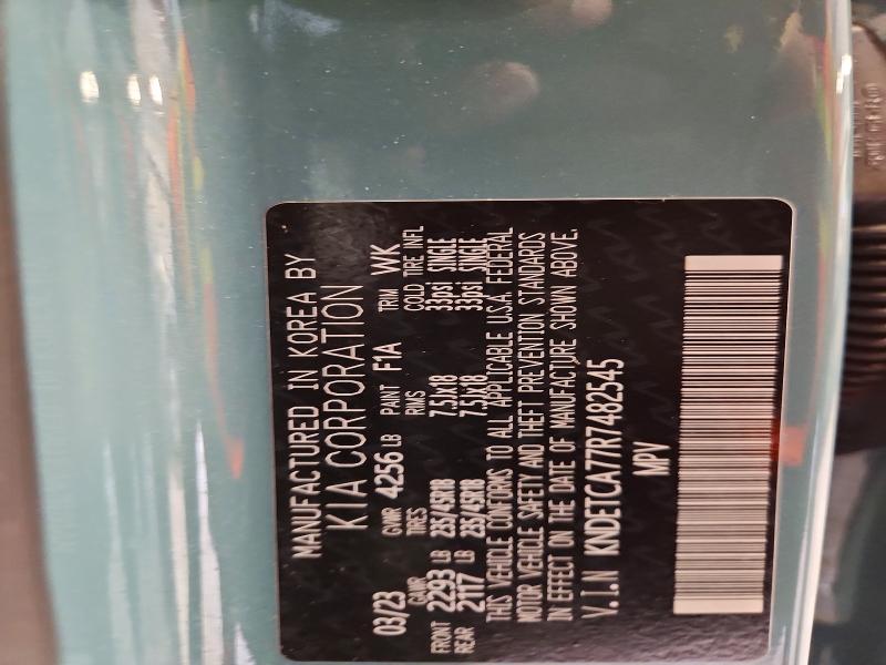 Aukcja sprzedaży 2024 Kia Seltos, vin: KNDETCA77R7482545, numer aukcji: 79997645
