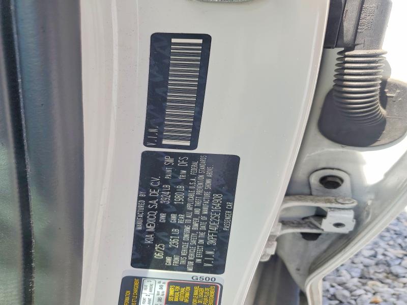 2025 Kia K4 მანქანა იყიდება აუქციონზე, vin: 3KPFT4DE2SE164908, აუქციონის ნომერი: 46125526