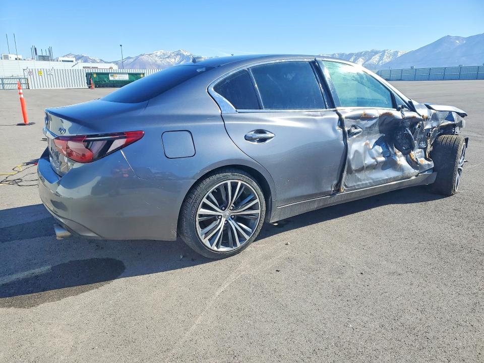 2018 Infiniti Q50 მანქანა იყიდება აუქციონზე, vin: JN1CV7AP0JM241332, აუქციონის ნომერი: 79305815