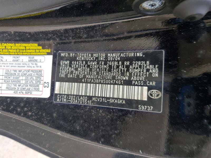 Продажа на аукционе авто 2005 Toyota Camry Solara, vin: 4T1FA38P85U047461, номер лота: 46977036