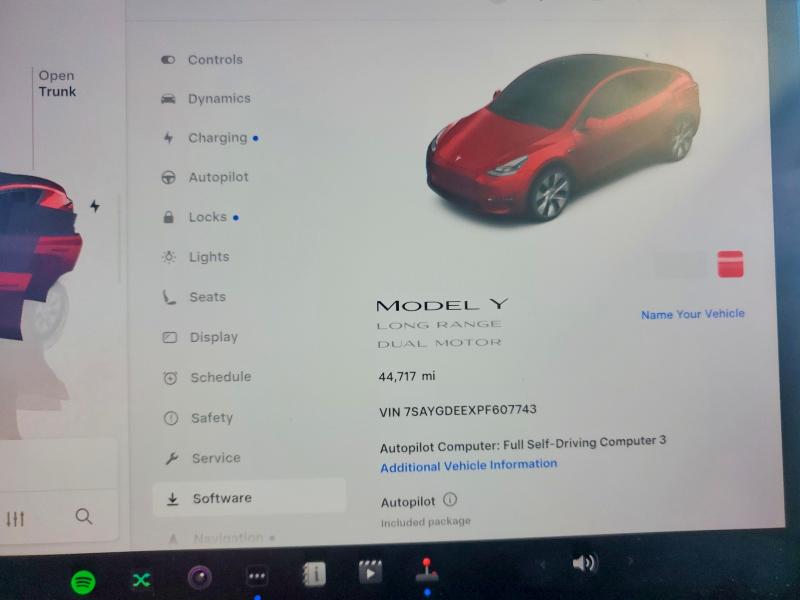 Aukcja sprzedaży 2023 Tesla Model Y, vin: 7SAYGDEEXPF607743, numer aukcji: 46359676