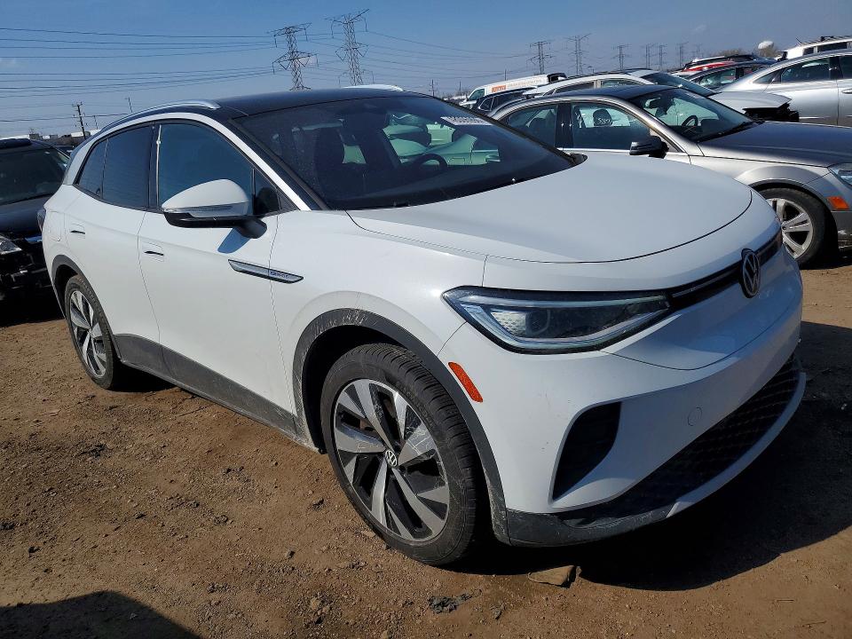 2021 Volkswagen Id.4 მანქანა იყიდება აუქციონზე, vin: WVGUNPE23MP063544, აუქციონის ნომერი: 48006996