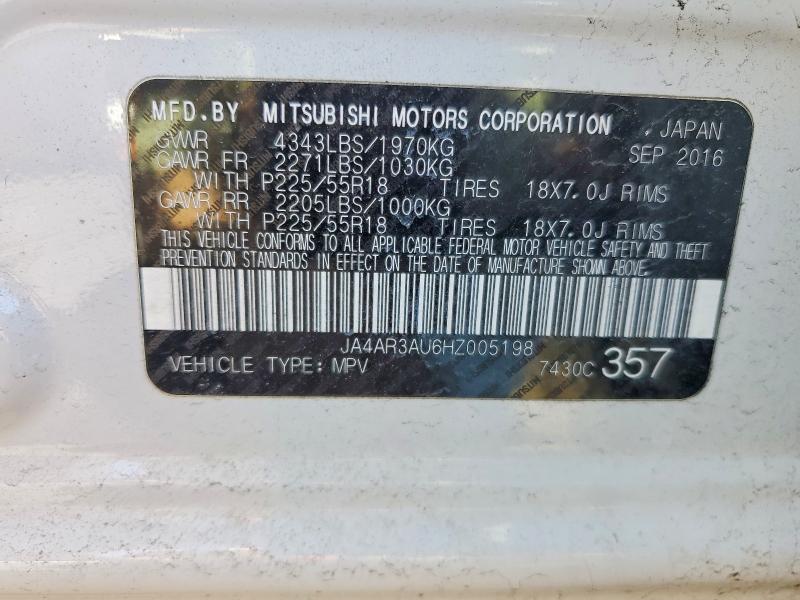 Продаж на аукціоні авто 2017 Mitsubishi Outlander Sport, vin: JA4AR3AU6HZ005198, номер лоту: 79615705