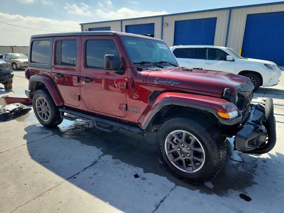 Aukcja sprzedaży 2021 Jeep Wrangler Unlimited, vin: 1C4HJXDGXMW594955, numer aukcji: 47447676