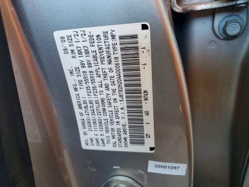 Aukcja sprzedaży 2010 Acura Rdx, vin: 5J8TB2H20AA000618, numer aukcji: 46851326
