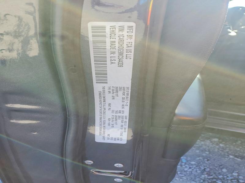 Продажа на аукционе авто 2021 Dodge Durango, vin: 1C4RDHDG9MC544339, номер лота: 45701196