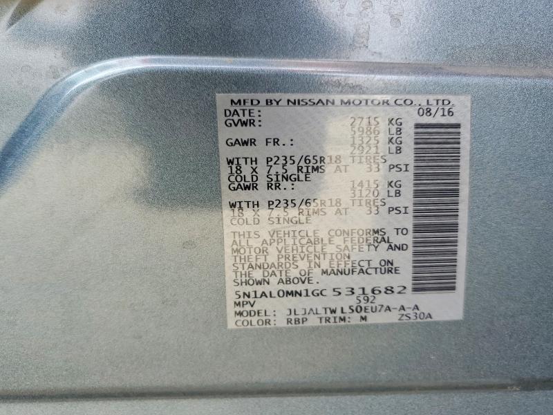 Продаж на аукціоні авто 2016 Infiniti Qx60, vin: 5N1AL0MN1GC531682, номер лоту: 47962436