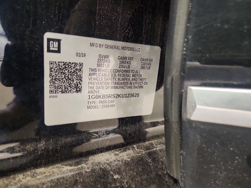 Aukcja sprzedaży 2019 Cadillac Ct6, vin: 1G6KB5RS2KU123625, numer aukcji: 45683746