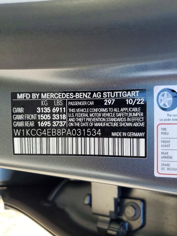 Продаж на аукціоні авто 2023 Mercedes-benz Eqs Sedan, vin: W1KCG4EB8PA031534, номер лоту: 79120875
