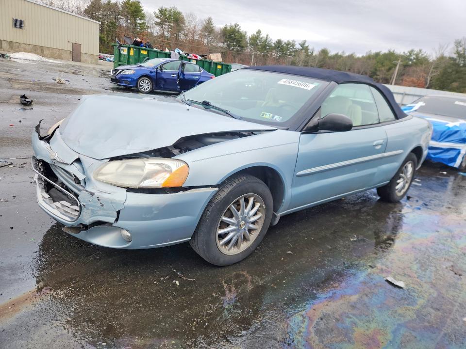 45845606 :رقم المزاد ، 1C3EL65R72N314990 vin ، 2002 Chrysler Sebring مزاد بيع