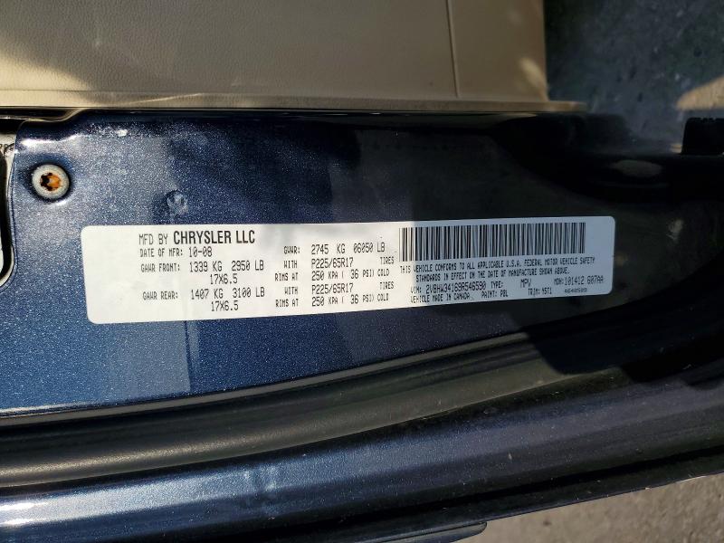 48360466 :رقم المزاد ، 2V8HW34169R546590 vin ، 2009 Volkswagen Routan مزاد بيع