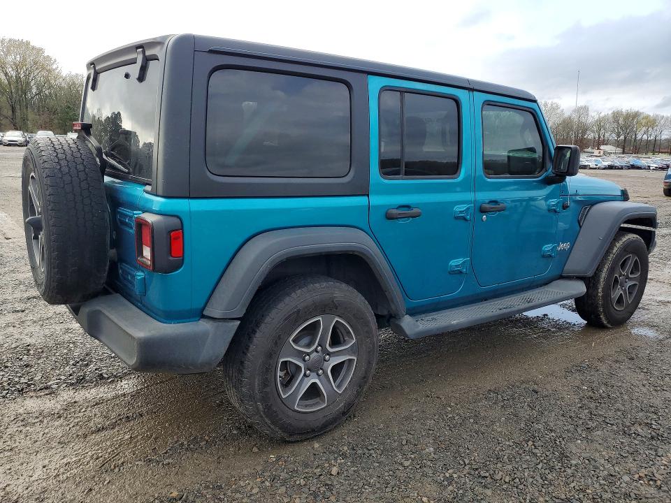 2020 Jeep Wrangler Unlimited მანქანა იყიდება აუქციონზე, vin: 1C4HJXDG0LW206937, აუქციონის ნომერი: 45475906