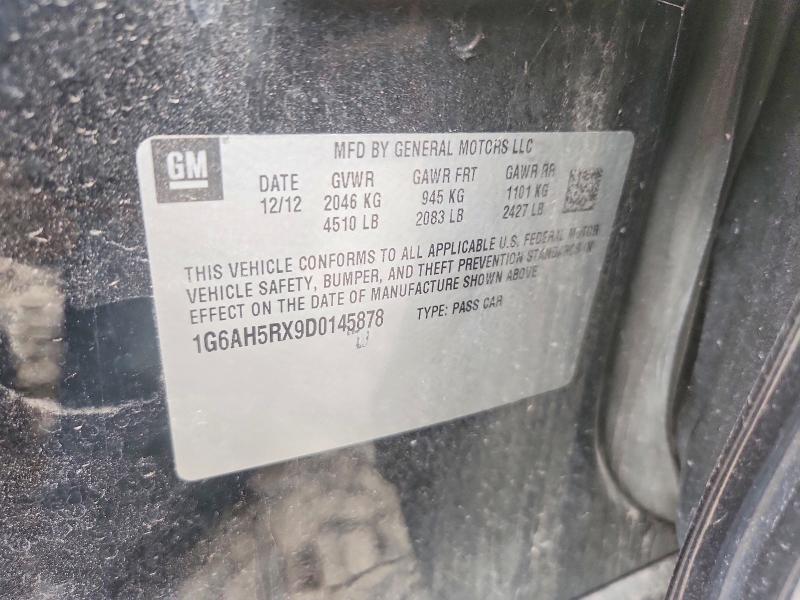 Продажа на аукционе авто 2013 Cadillac Ats, vin: 1G6AH5RX9D0145878, номер лота: 47201866