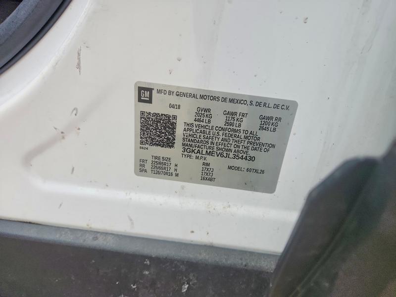 Продажа на аукционе авто 2018 Gmc Terrain, vin: 3GKALMEV6JL354430, номер лота: 45762596