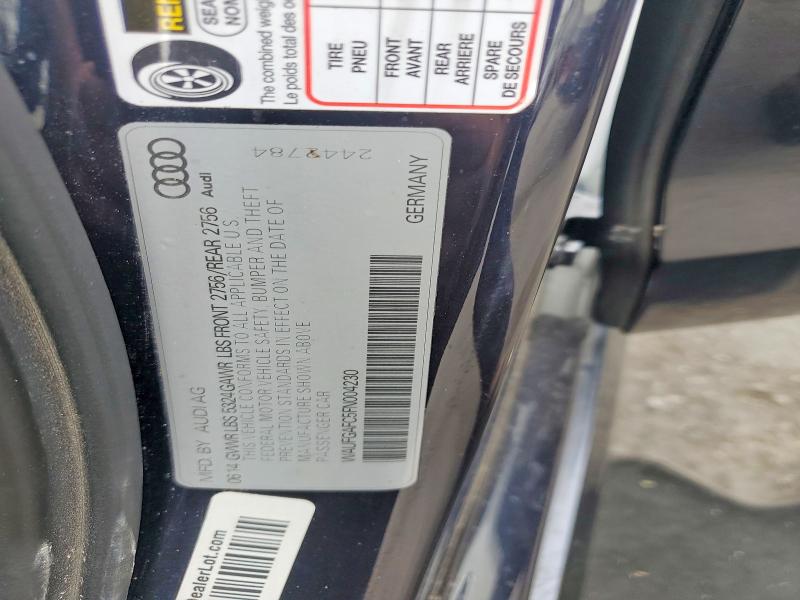 47958036 :رقم المزاد ، WAUFGAFC5FN004230 vin ، 2015 Audi A6 مزاد بيع