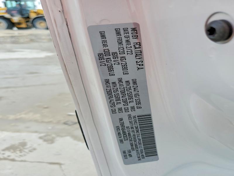 46495896 :رقم المزاد ، ZFBHRFAB4N6W36326 vin ، 2022 Ram Promaster City مزاد بيع