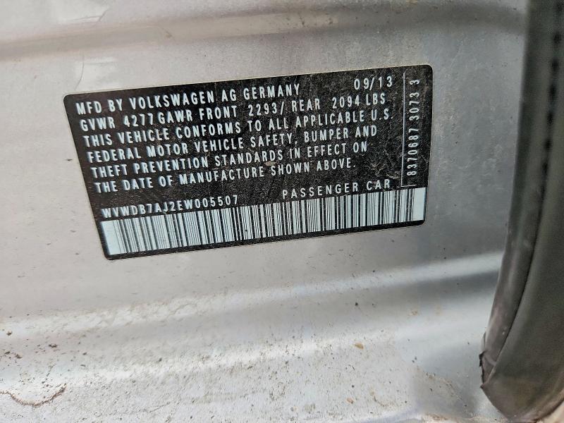 Продаж на аукціоні авто 2014 Volkswagen Golf, vin: WVWDB7AJ2EW005507, номер лоту: 41905236