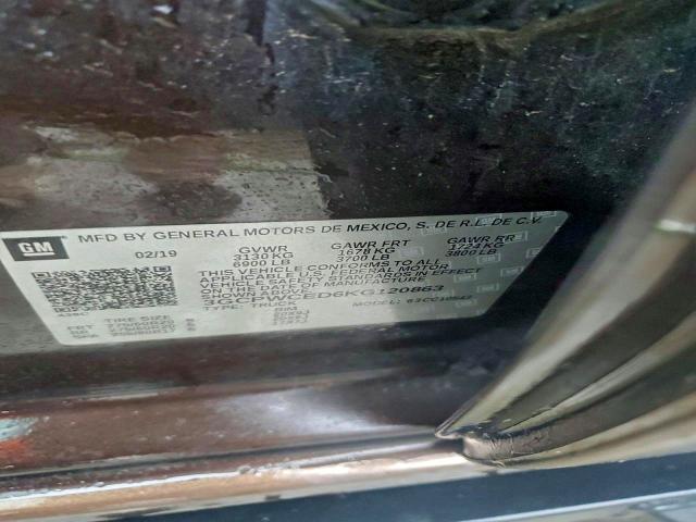 Продаж на аукціоні авто 2019 Chev Silverado 1500, vin: 3GCPWCED6KG120863, номер лоту: 47134656