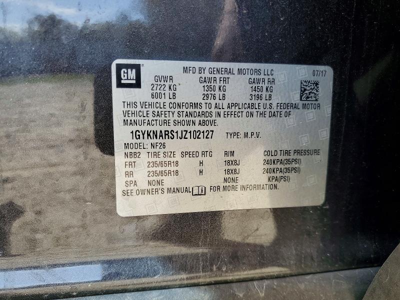 Aukcja sprzedaży 2018 Cadillac Xt5, vin: 1GYKNARS1JZ102127, numer aukcji: 46099166