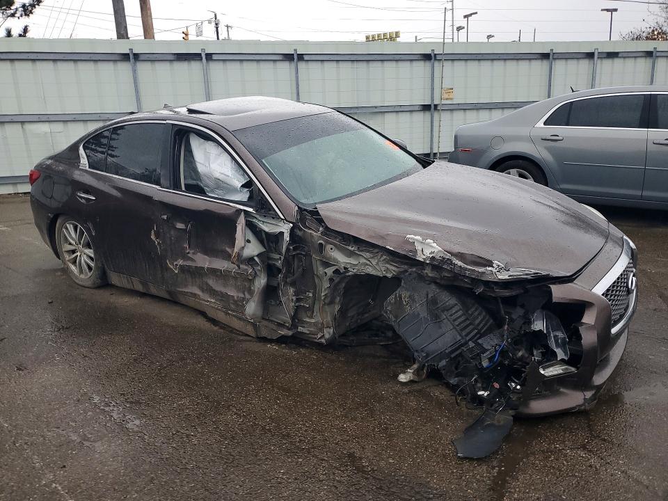 45648026 :رقم المزاد ، JN1BV7AR3FM403149 vin ، 2015 Infiniti Q50 مزاد بيع