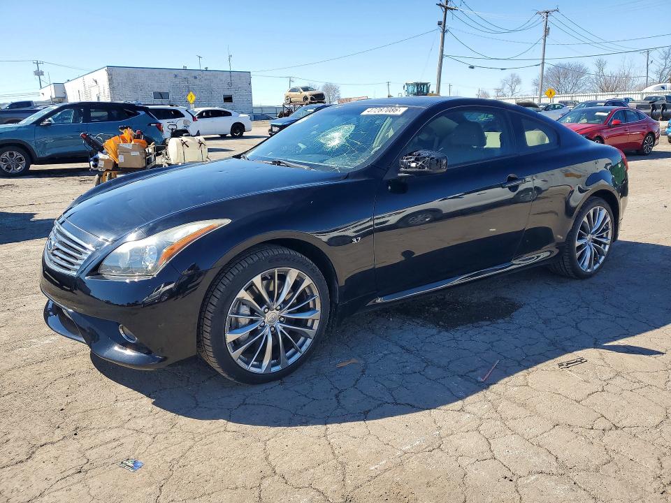 47287086 :رقم المزاد ، JN1CV6EL1FM890467 vin ، 2015 Infiniti Q60 Coupe مزاد بيع