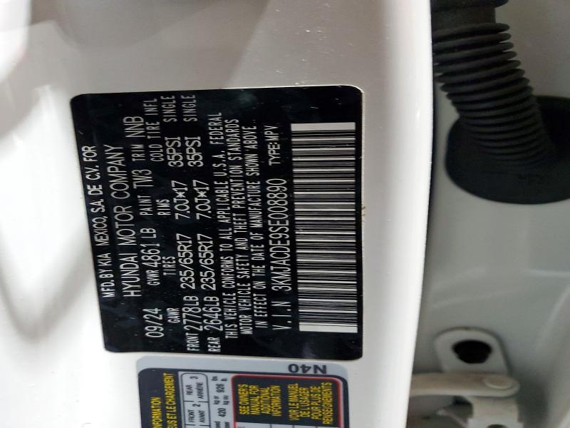 Продажа на аукционе авто 2025 Hyundai Tucson, vin: 3KMJACDE9SE008890, номер лота: 41742696